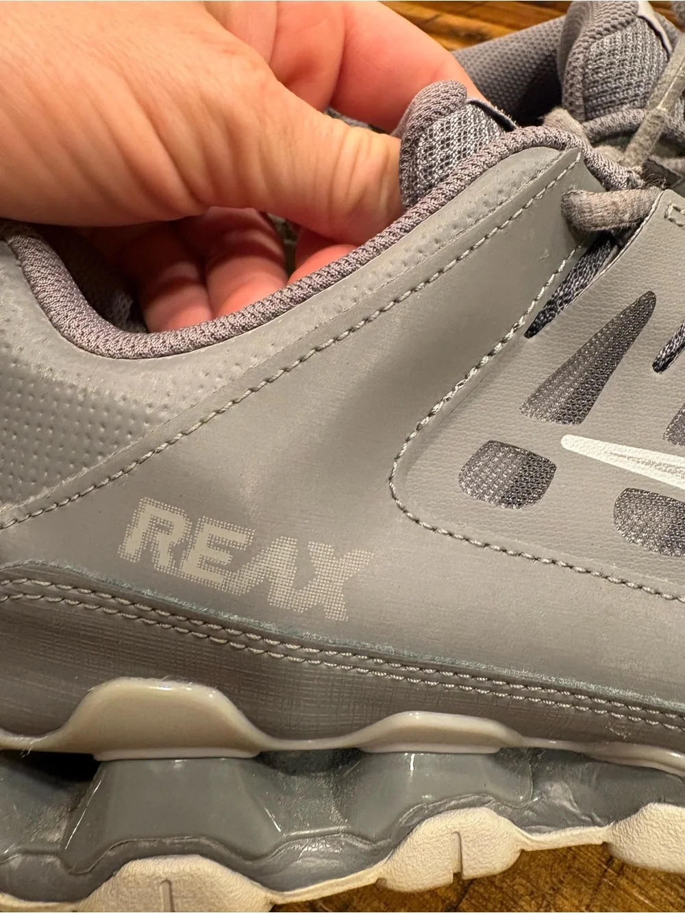 Nike Men’s Grey Reax 8 TR Running Shoes